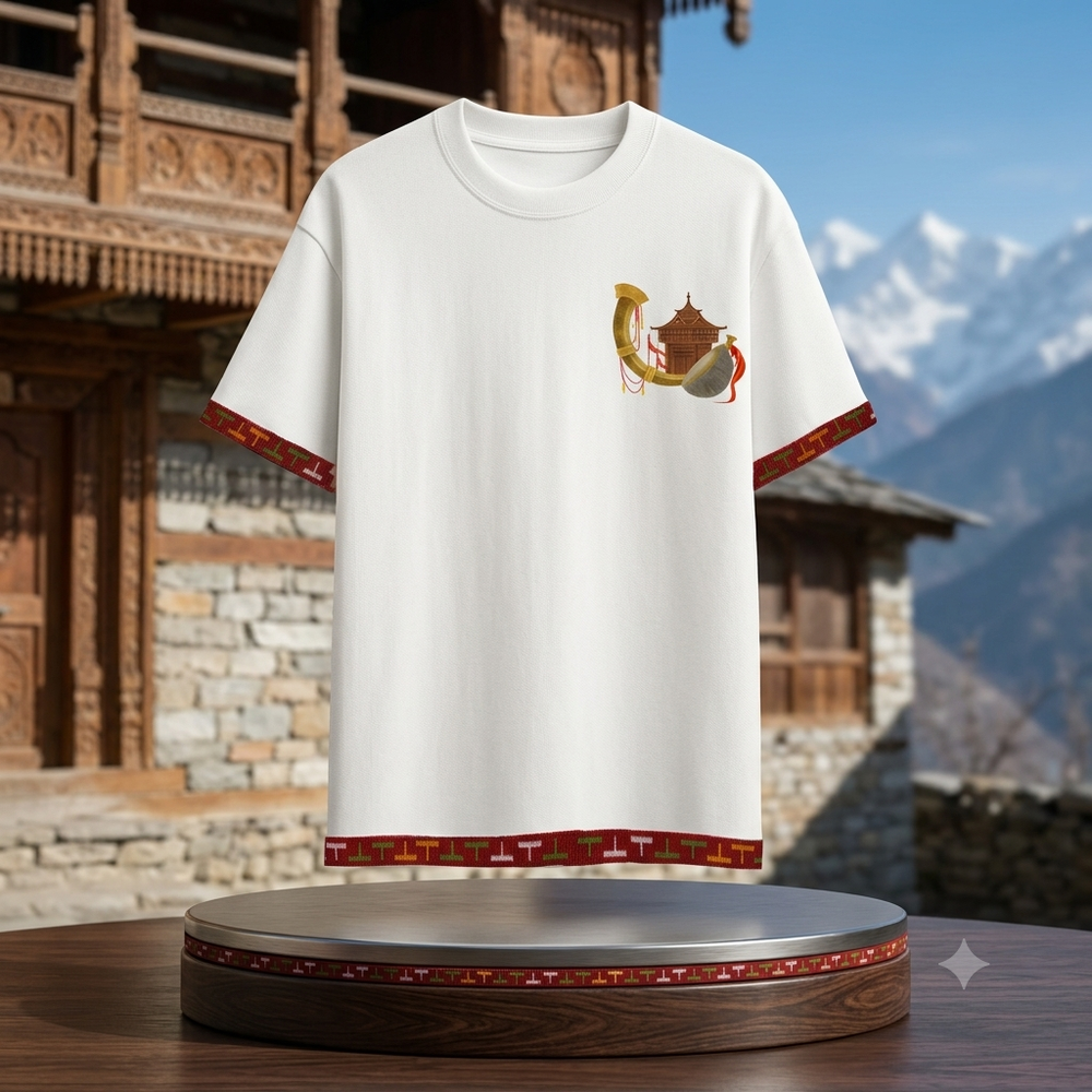 Himachali Oversized Kullu Patti Tshirt