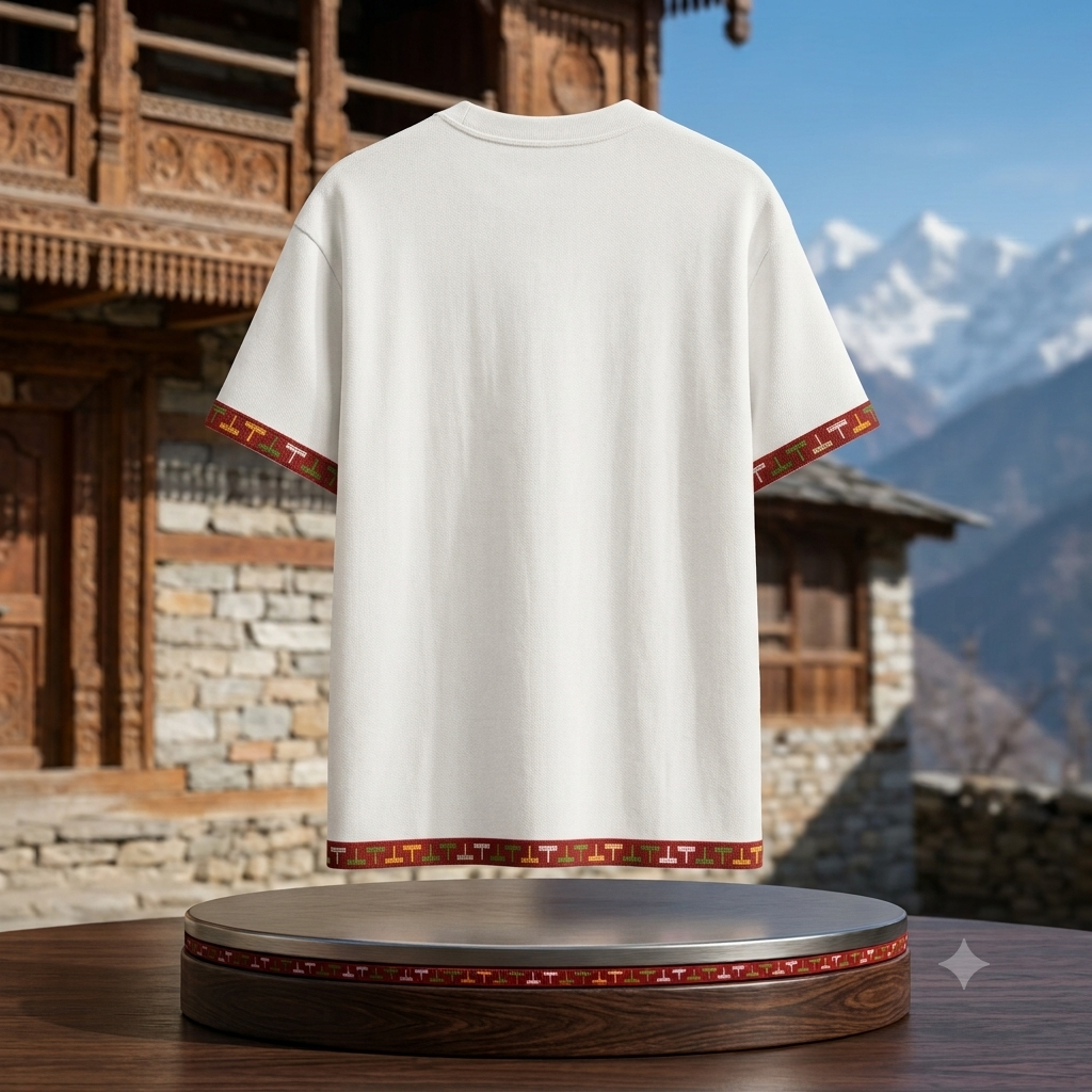 Himachali Oversized Kullu Patti Tshirt
