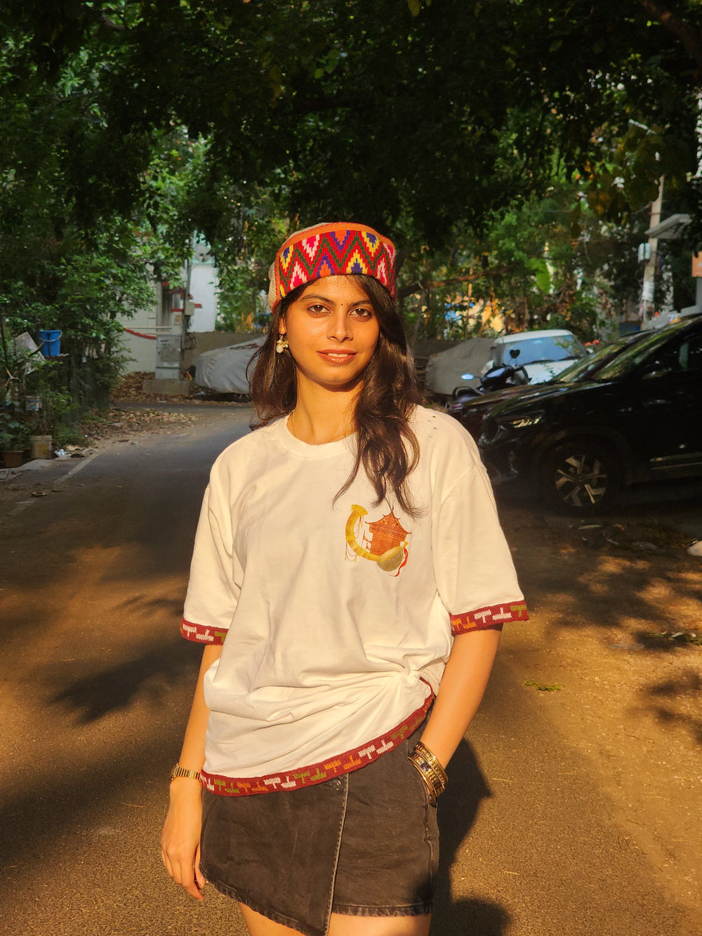 Himachali Oversized Kullu Patti Tshirt